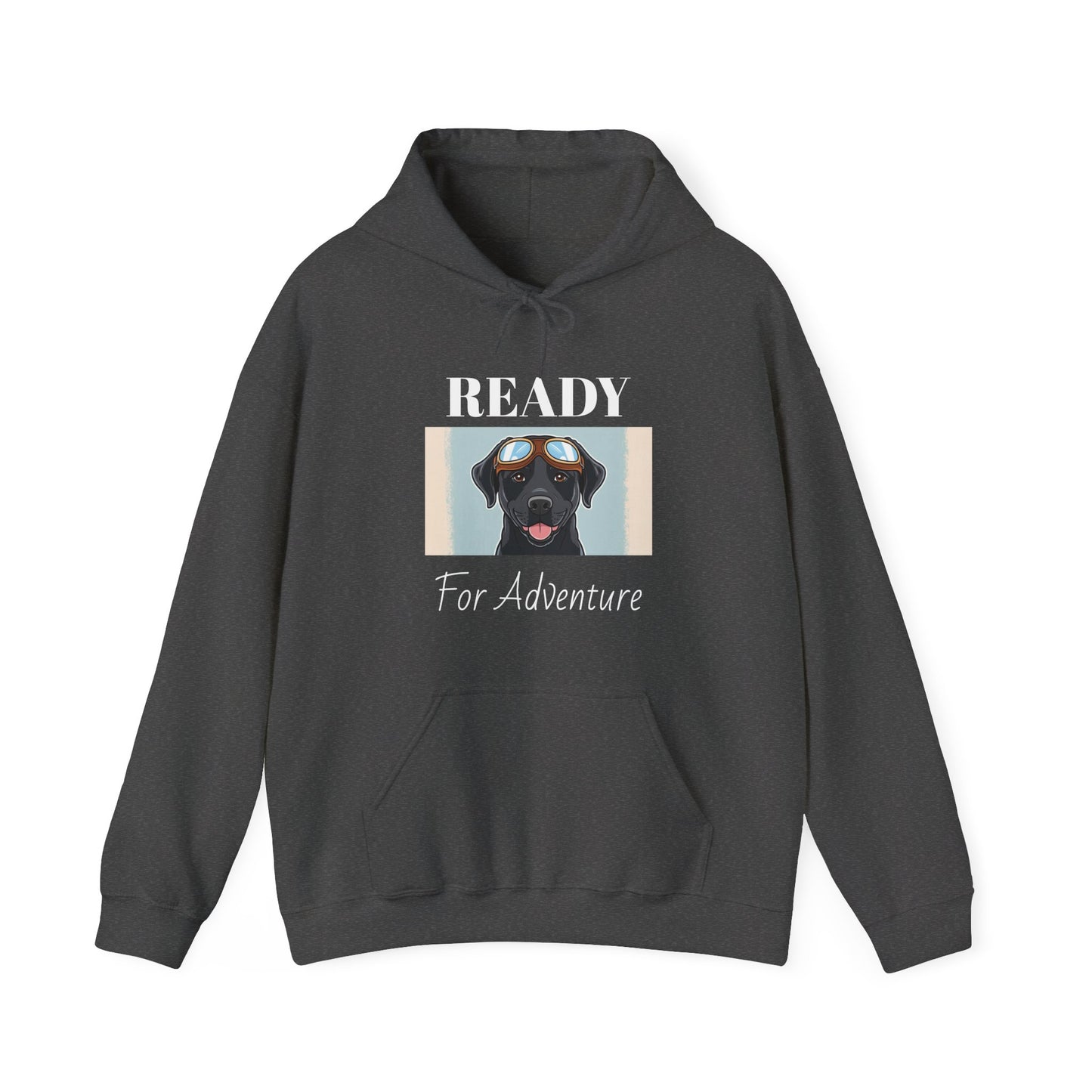 Adventure Ready Dog Hoodie - Unisex Heavy Blend™ Sweatshirt