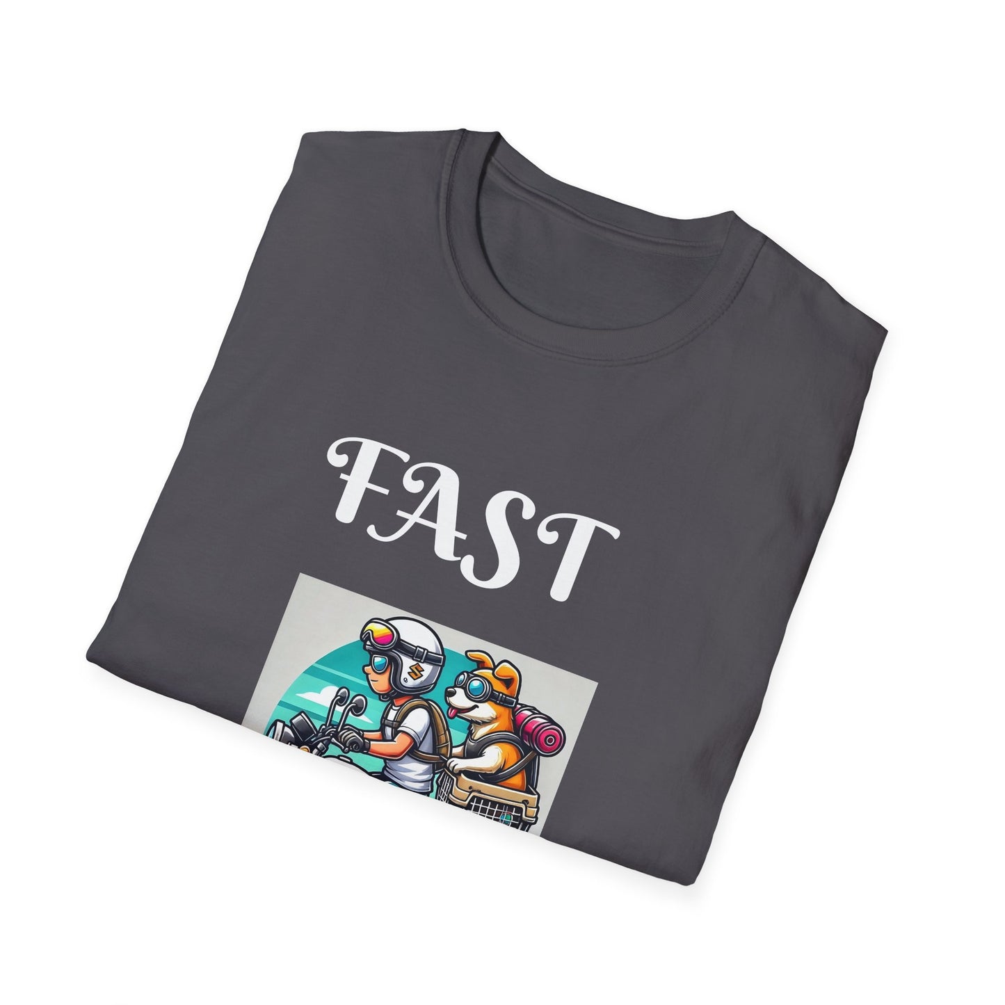 Fast & Furryous Unisex Softstyle T-Shirt - Fun Graphic Tee for Animal Lovers