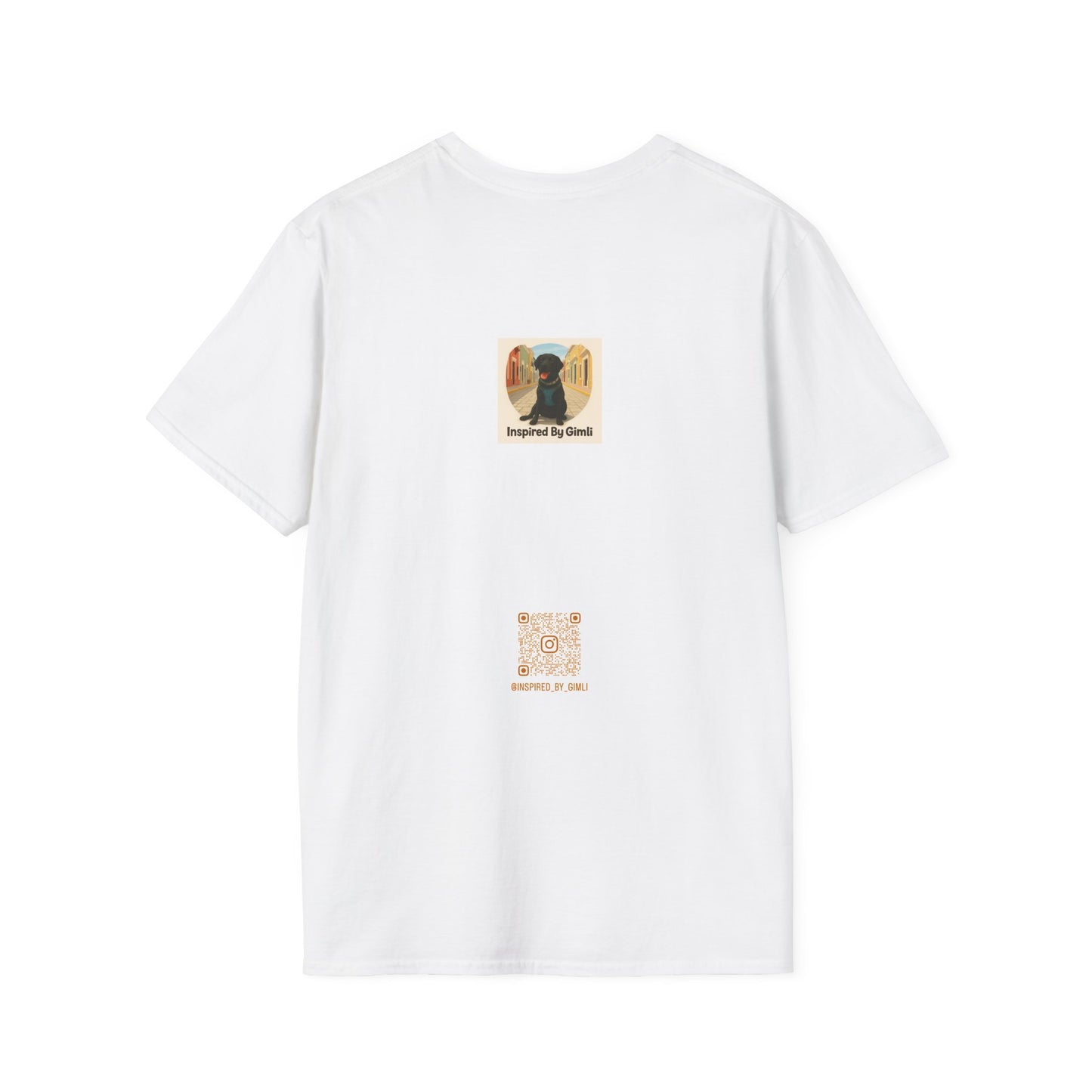 Dog Lover Unisex Softstyle T-Shirt – Cute Dog Walking Graphic