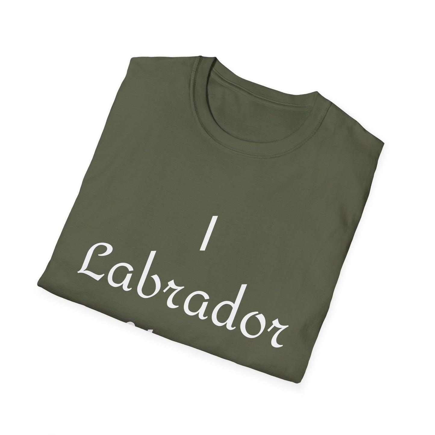 Labrador Love Unisex Softstyle T-Shirt - Cute Pet Owner Tee
