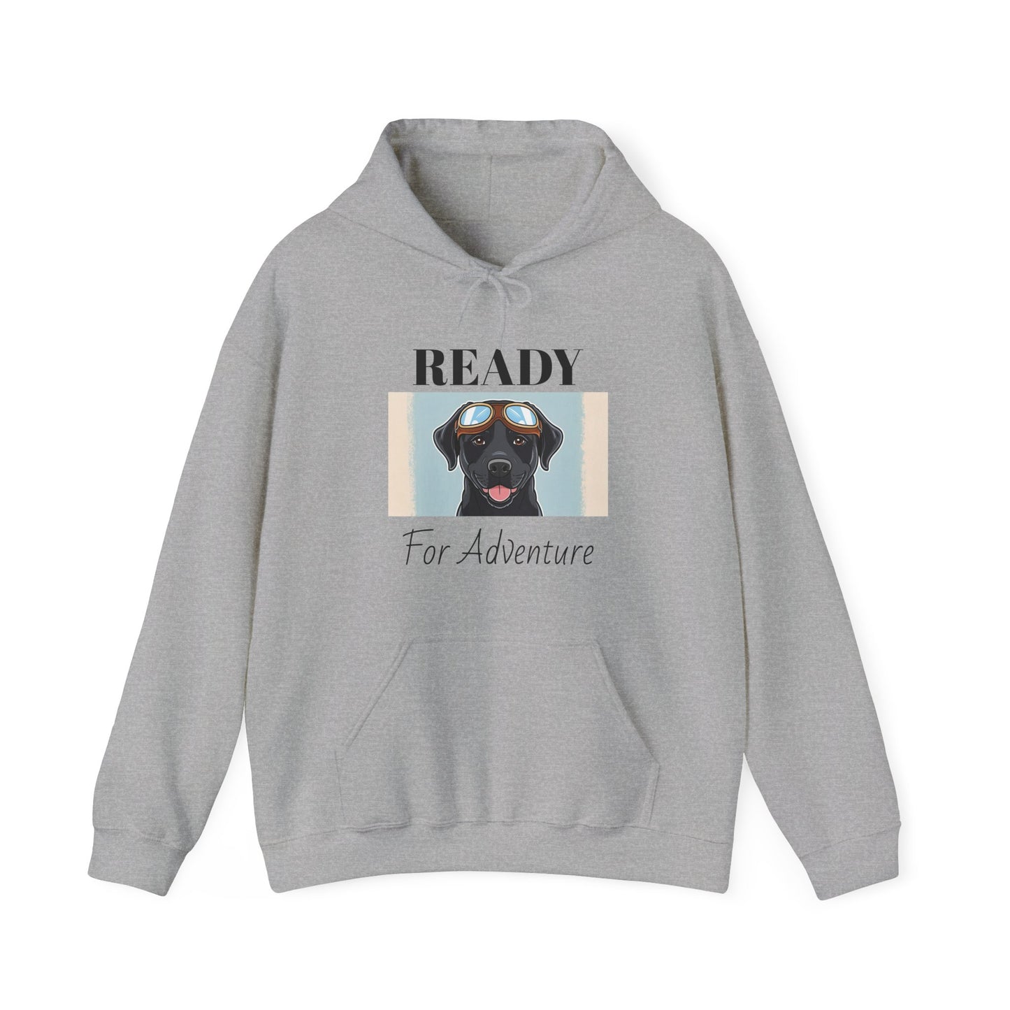 Adventure Ready Dog Hoodie - Unisex Heavy Blend™ Sweatshirt
