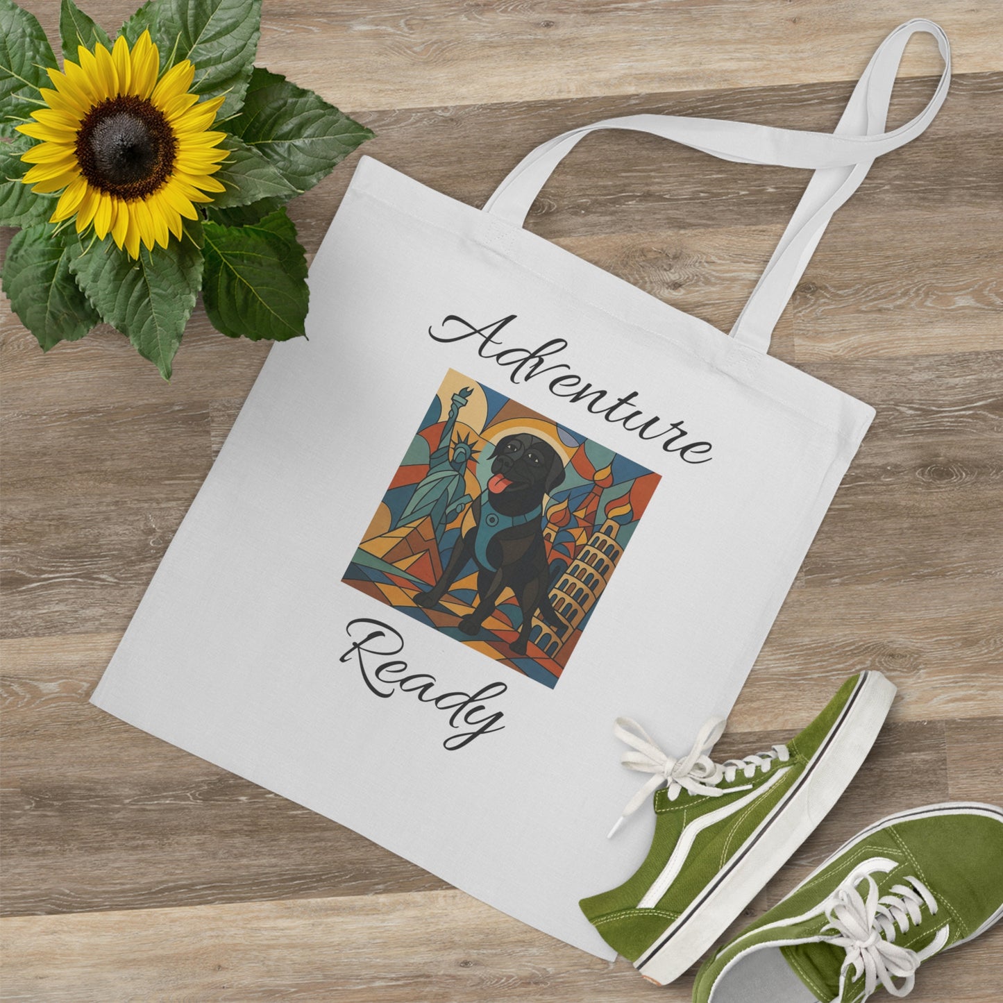 Whimsical Dog-Themed Tote Bag - Perfect for Pet Lovers & Gift Giving