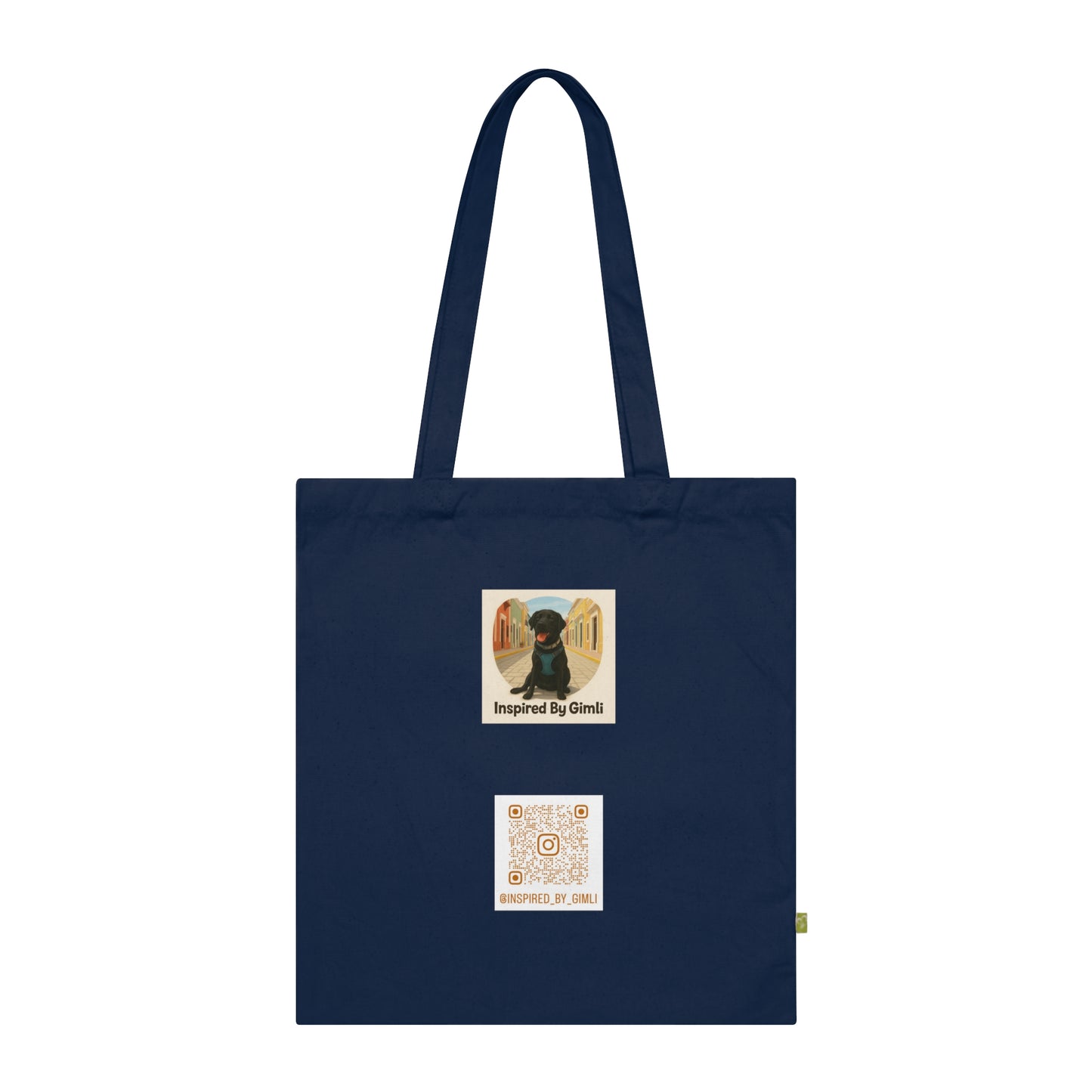 Stay Pawsitive Organic Cotton Tote Bag - Perfect for Dog Lovers