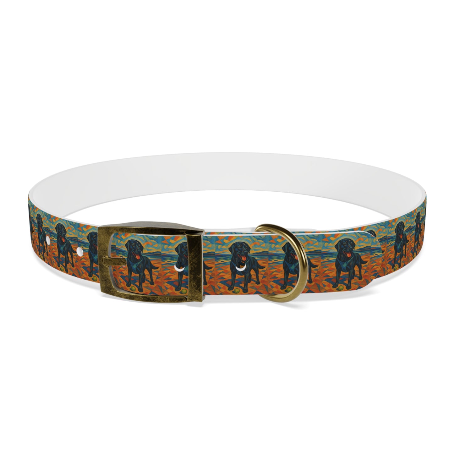 Vibrant Dog Collar with Playful Dog Design | Stylish Pet Accessory