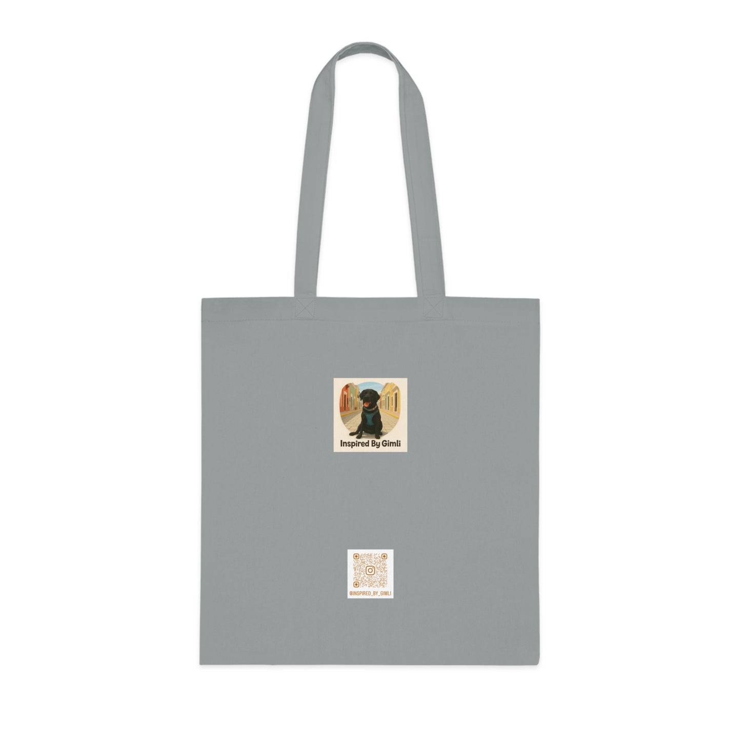 Chasing Sunsets Cotton Tote Bag - Inspirational Dog Design for Beach Lovers