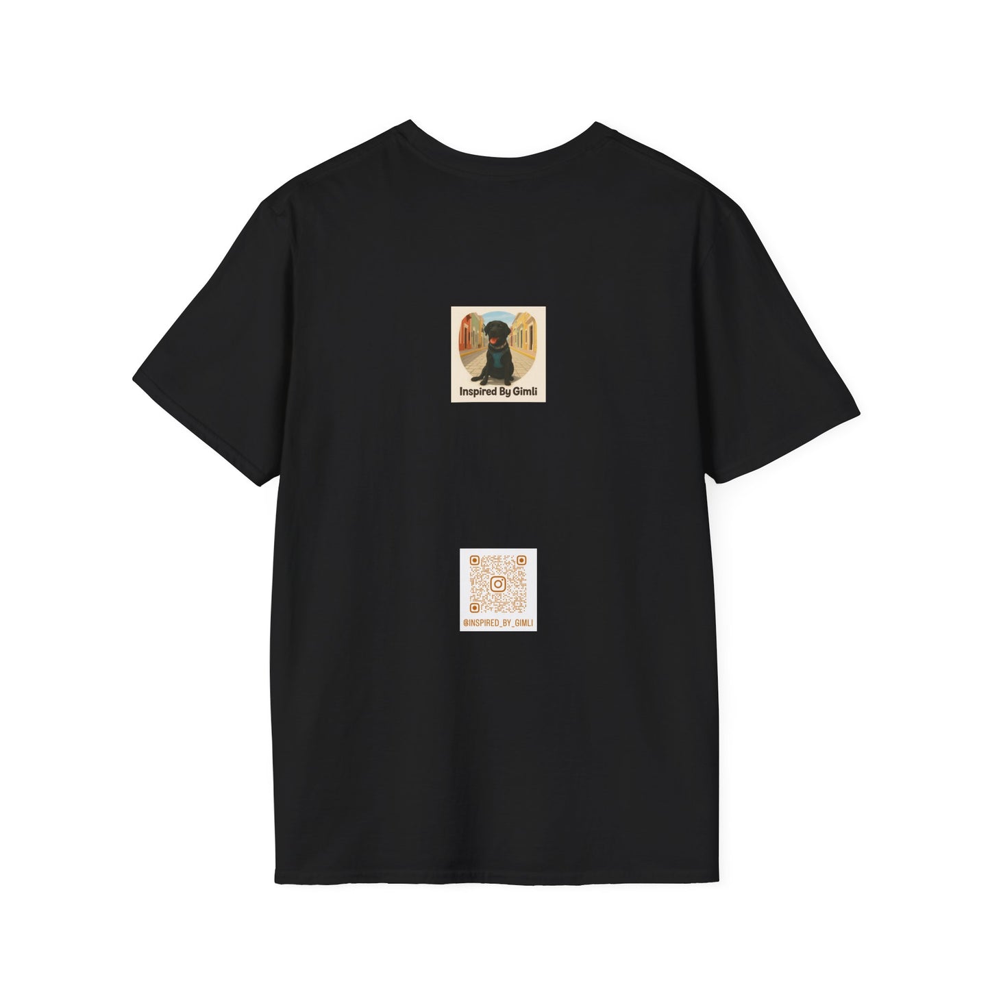 Dog Lover Unisex Softstyle T-Shirt – Cute Dog Walking Graphic