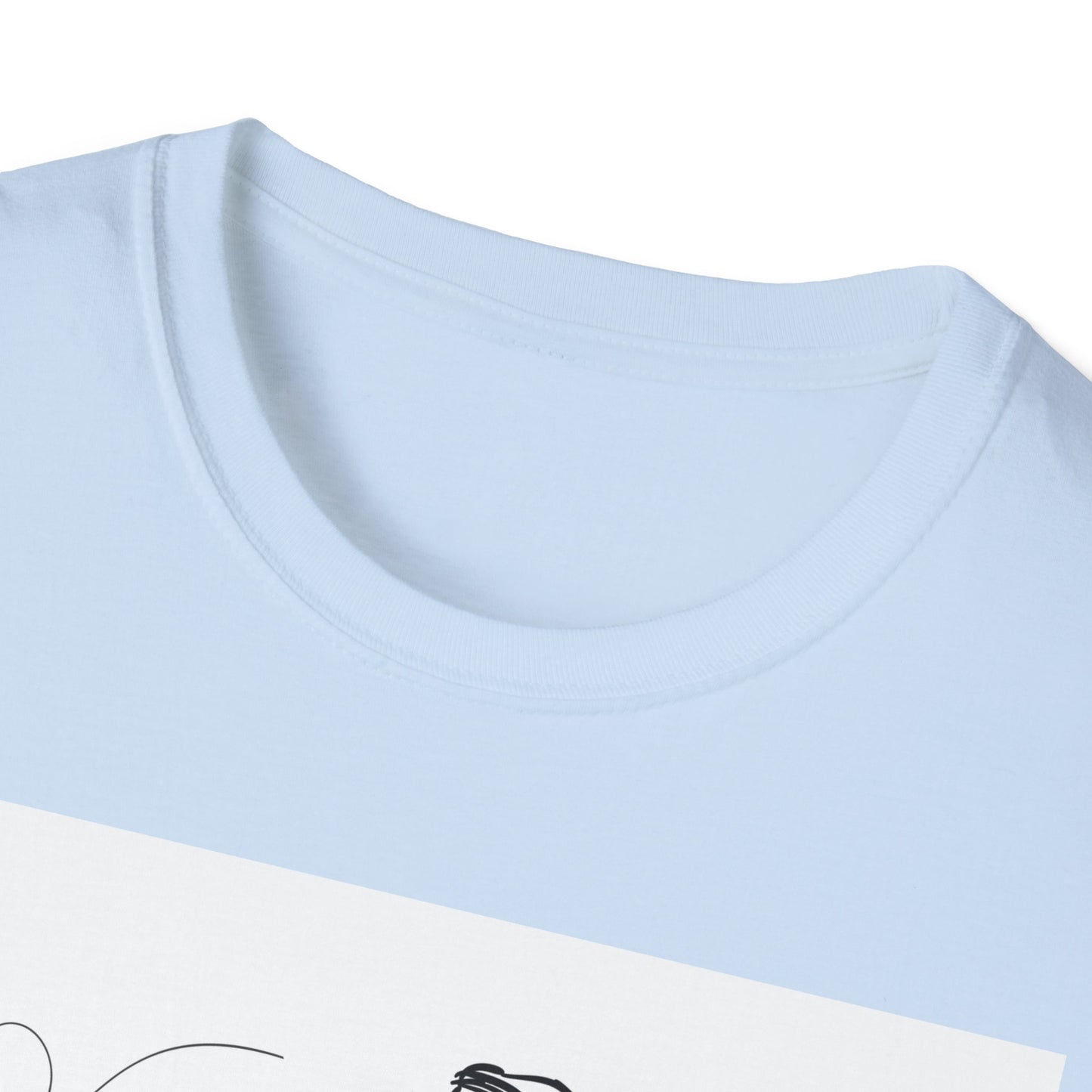 Dog Lover Unisex Softstyle T-Shirt – Cute Dog Walking Graphic