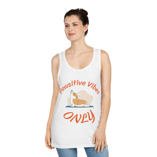 Pawsitive Vibes Unisex Tank Top - Perfect for Animal Lovers