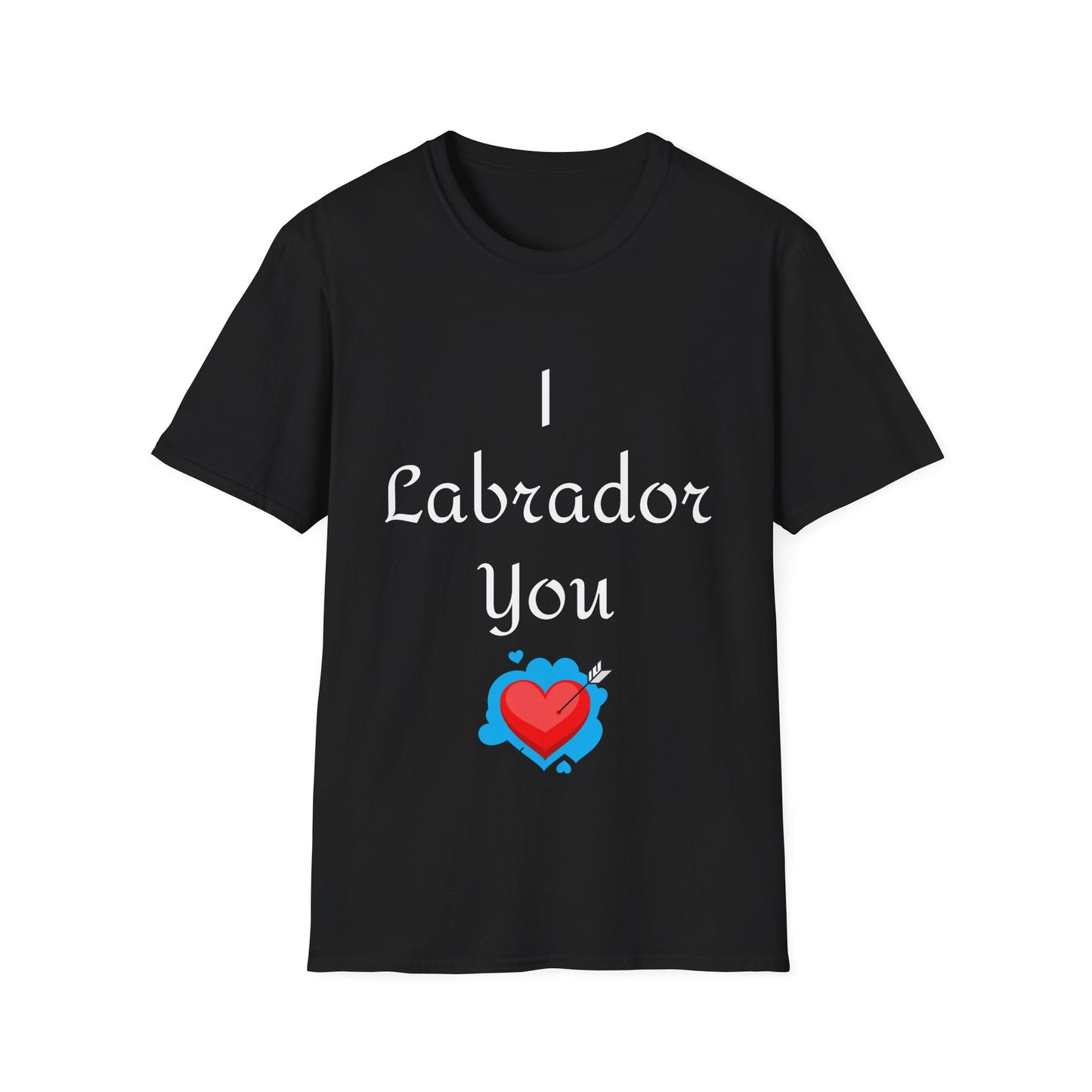 Labrador Love Unisex Softstyle T-Shirt - Cute Pet Owner Tee