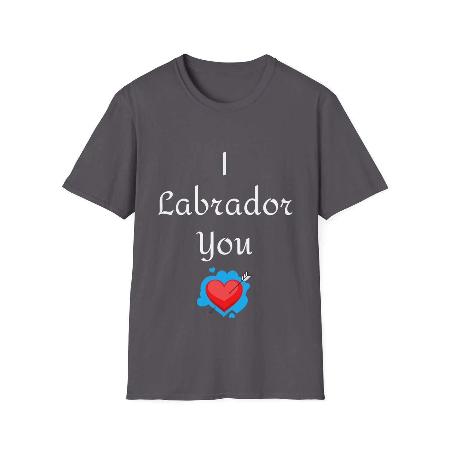Labrador Love Unisex Softstyle T-Shirt - Cute Pet Owner Tee