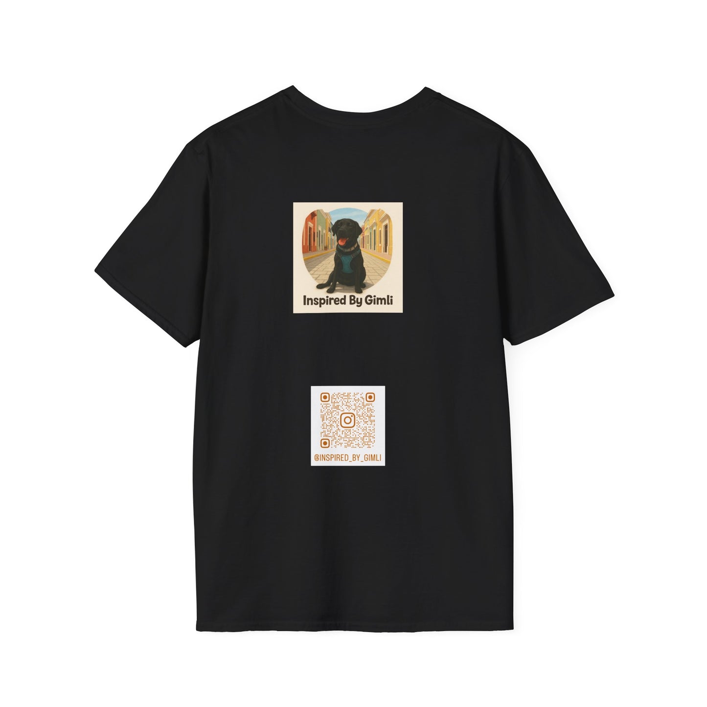 Humorous Dog-Themed Unisex Softstyle T-Shirt - 'Life's Ruff, Wear Goggles'