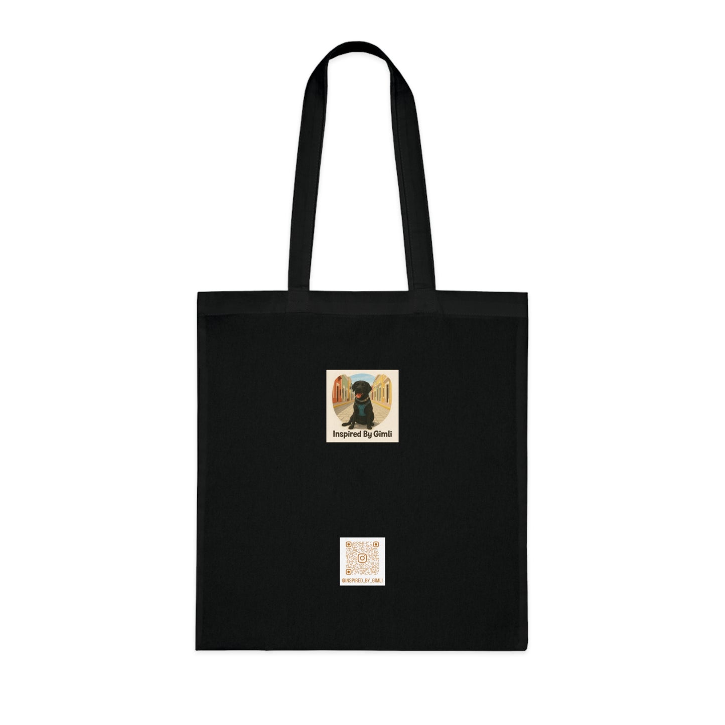 Chasing Sunsets Cotton Tote Bag - Inspirational Dog Design for Beach Lovers