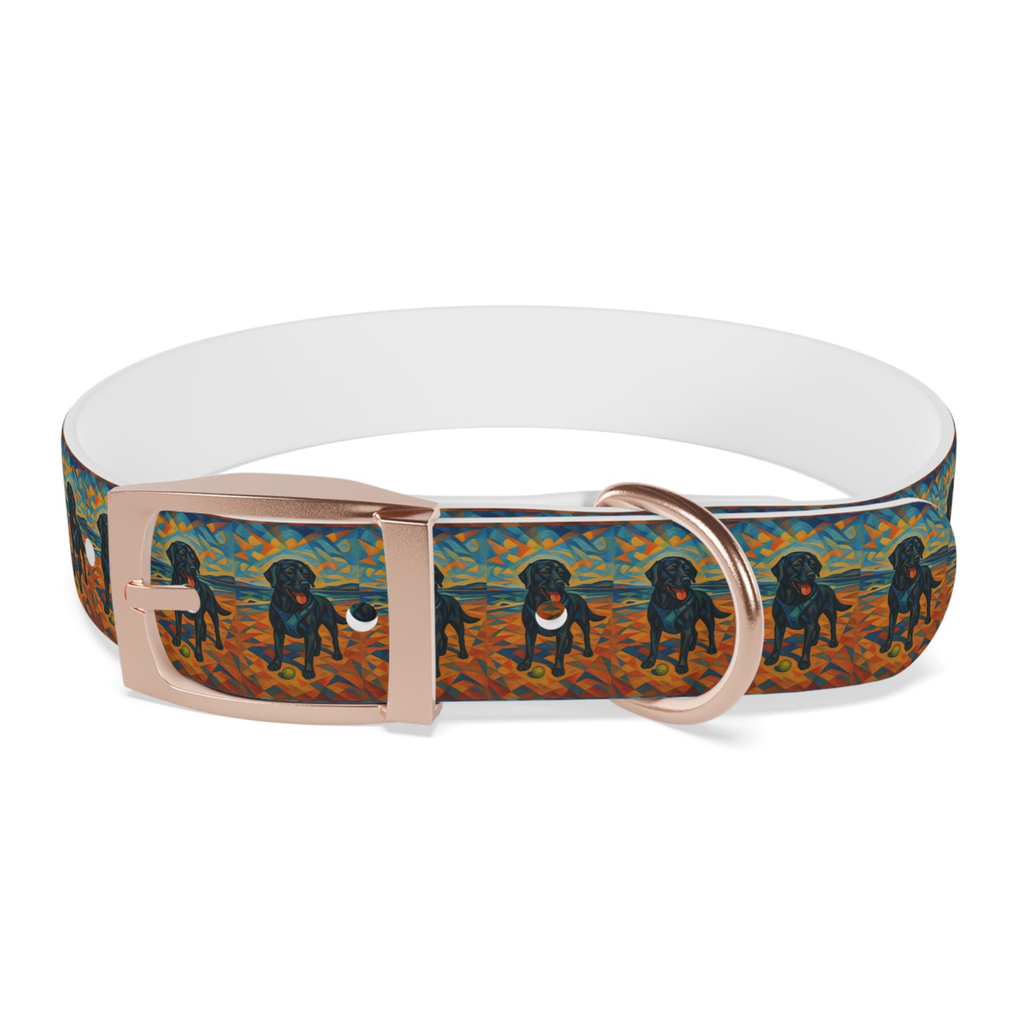 Vibrant Dog Collar with Playful Dog Design | Stylish Pet Accessory